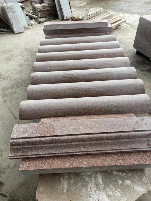 石岛红新8号光面花岗岩 异形石材与路沿石的定制加工专家——蓬昊石材